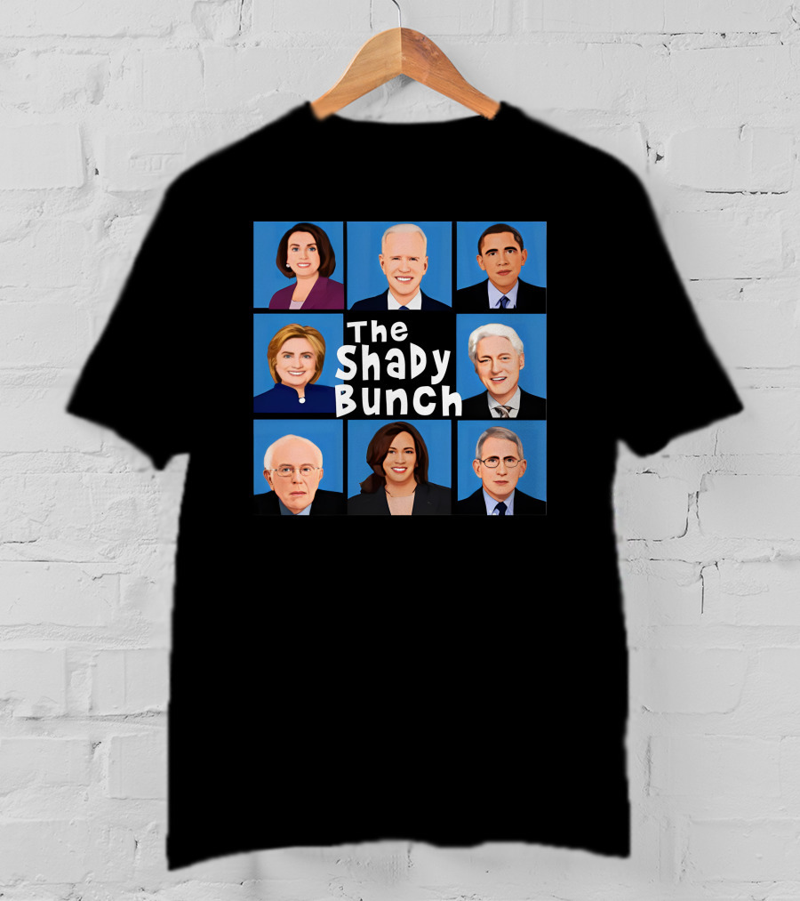 The Shady Bunch Clown World Political Figures T-Shirt