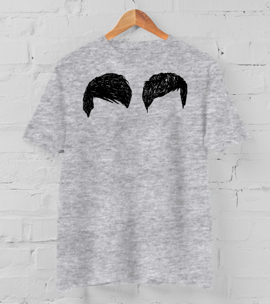 Dan And Phil Fringe Hair Iconic T-Shirt