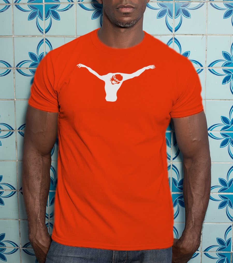 Touchdown Jesus Texas Football Fan Art Notre Dame Texas Longhorns Combo T-Shirt