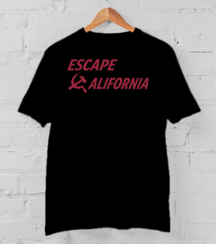 Escape California Soviet Hammer And Sickle T-Shirt