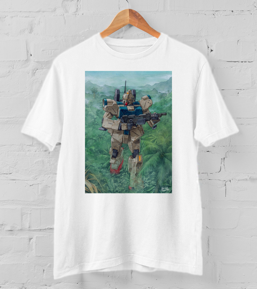 Mobile Suit Jungle Patrol Gundam Art By Hajime Katoki T-Shirt