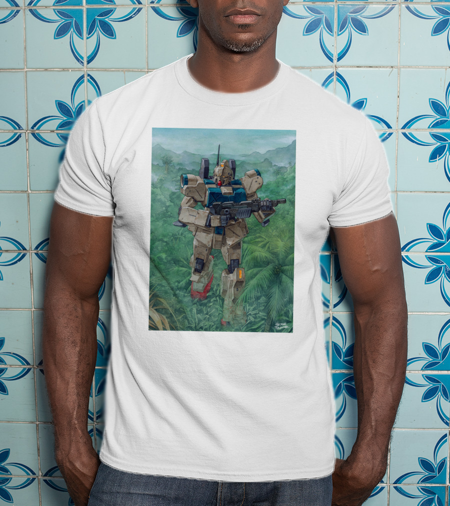 Mobile Suit Jungle Patrol Gundam Art By Hajime Katoki T-Shirt