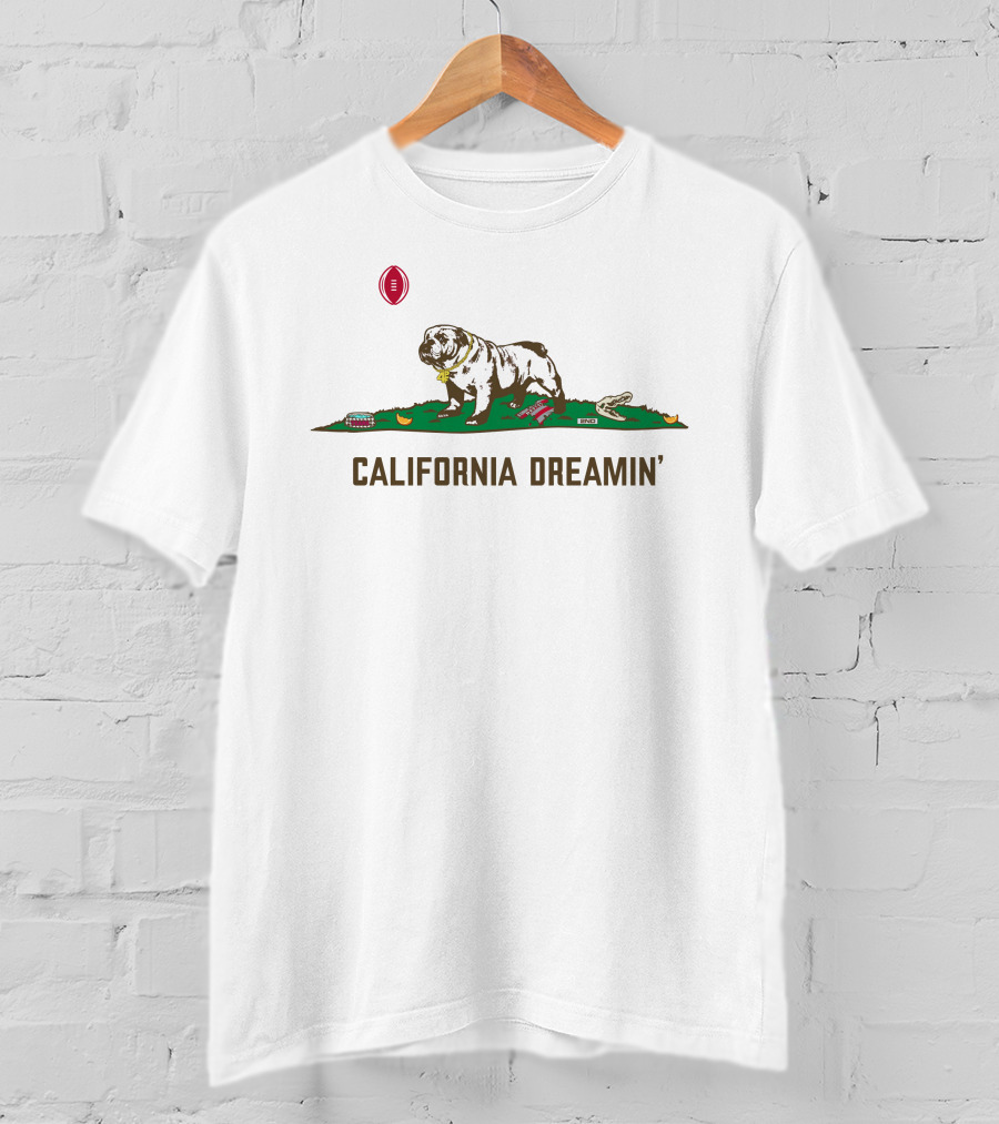Georgia Football Bulldog California Dreamin' T-Shirt