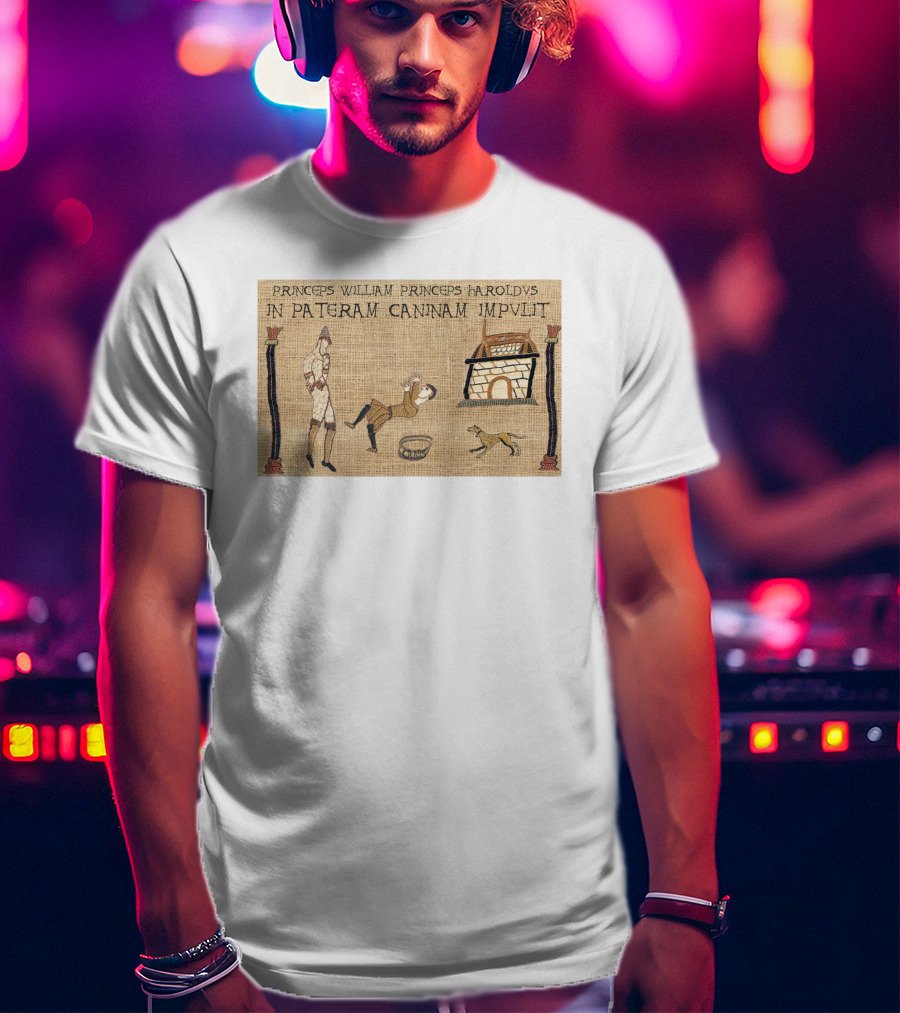 Princeps William Princeps Haroldvs In Pateram Cannam Impvlit T-Shirt