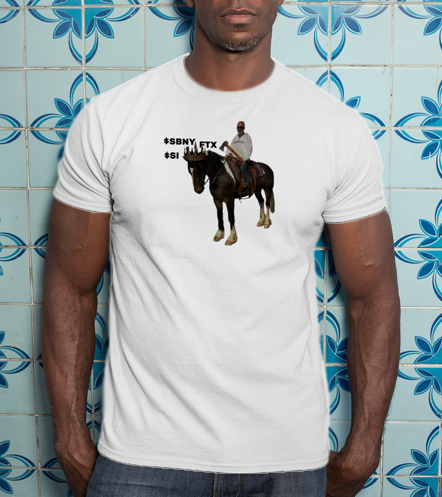 The Triple Crown $Sbny $Si Ftx Cryptocurrency Horse Rider T-Shirt