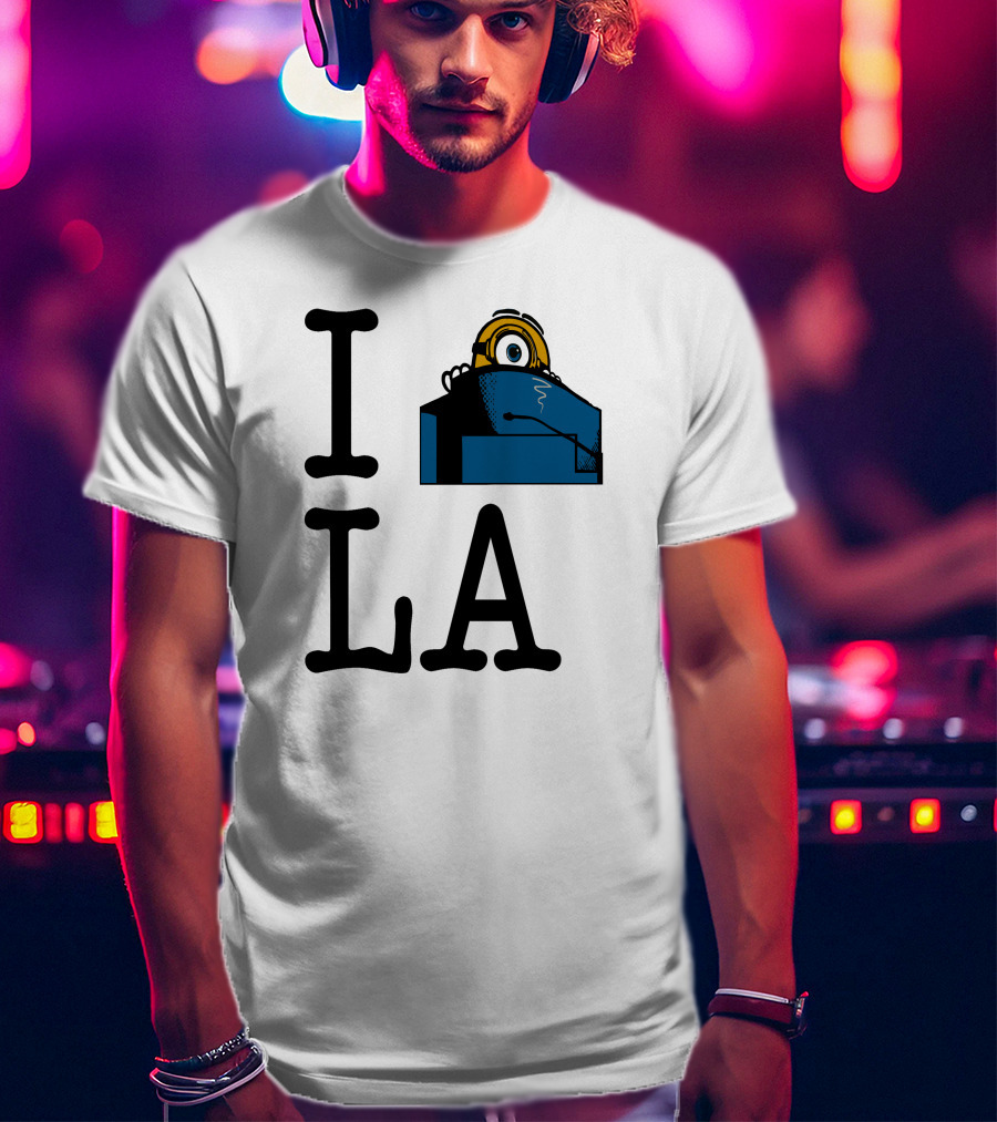 I Love Yellow Guy LA T-Shirt