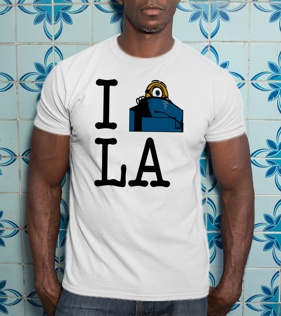 I Love Yellow Guy LA T-Shirt