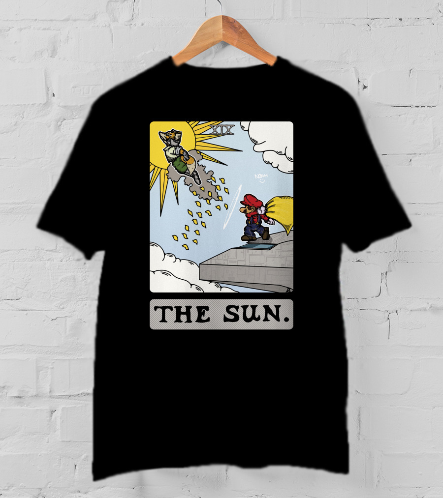 Noah The Sun XIX Tarot Mario T-Shirt