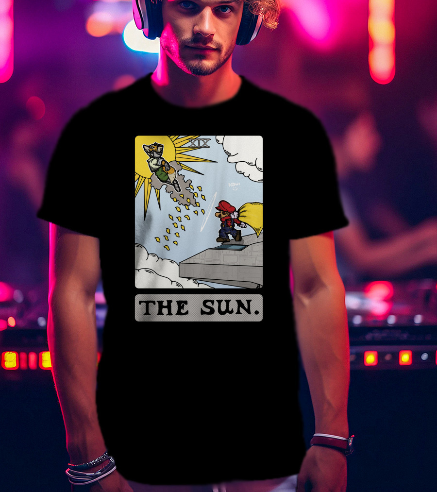 Noah The Sun XIX Tarot Mario T-Shirt
