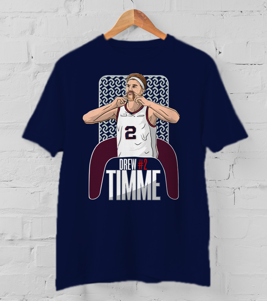 Drew Timme #2 Basketball Player T-Shirt
