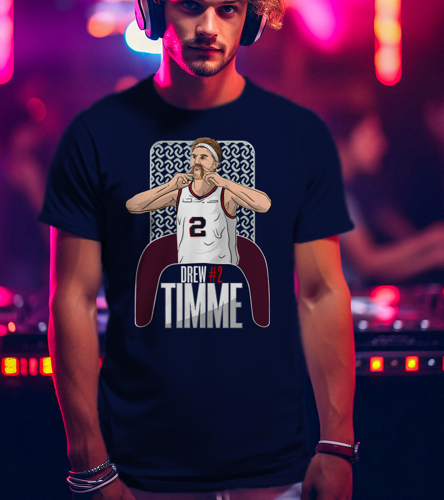 Drew Timme #2 Basketball Player T-Shirt