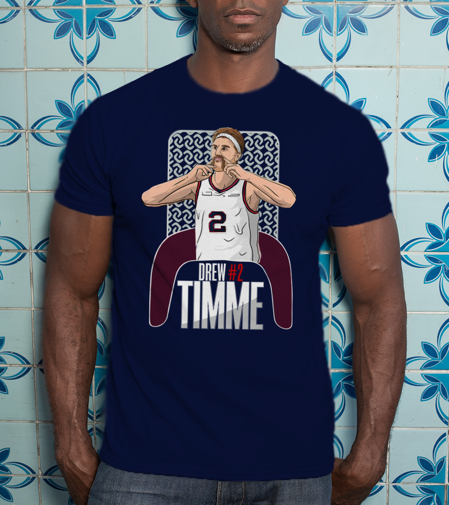 Drew Timme #2 Basketball Player T-Shirt