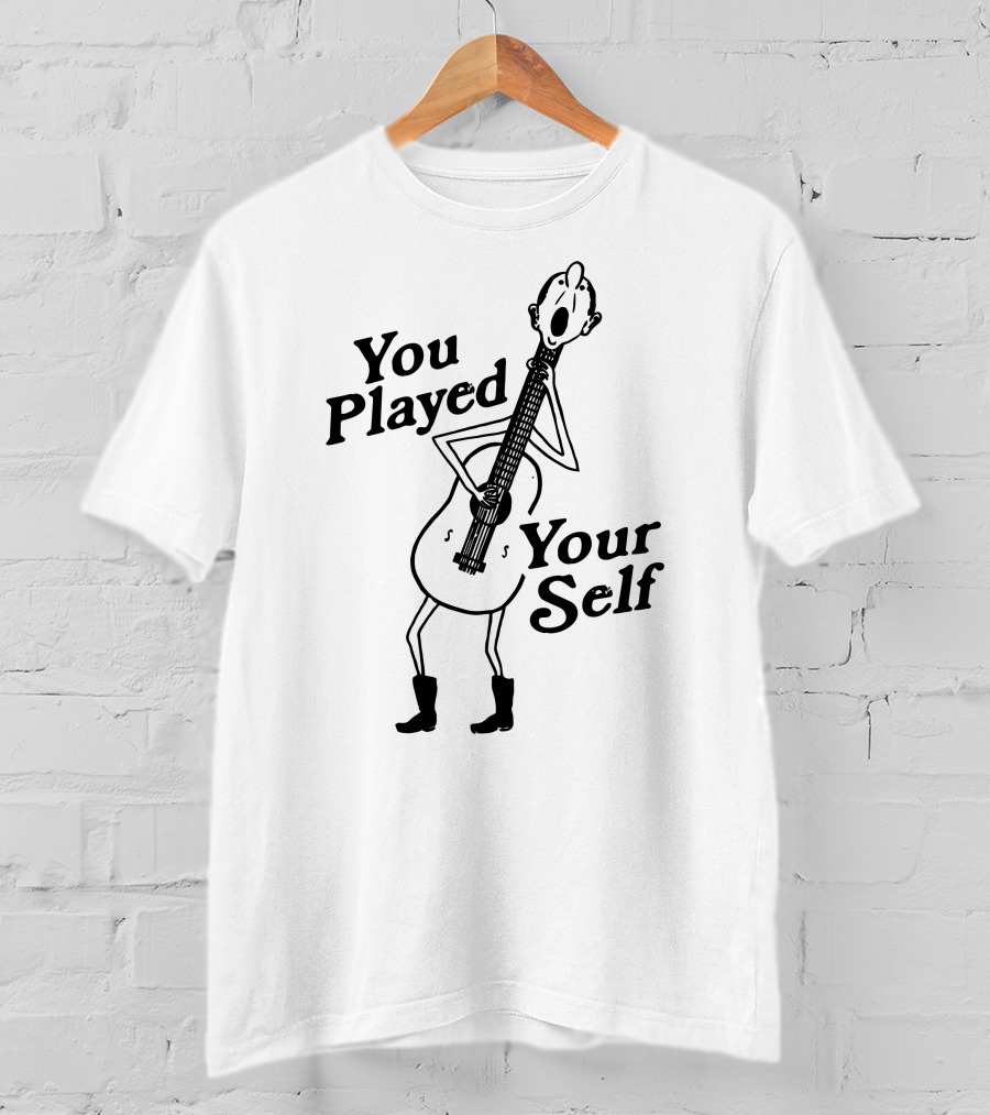 You Played Yourself Cartoon Guitar Character T-Shirt
