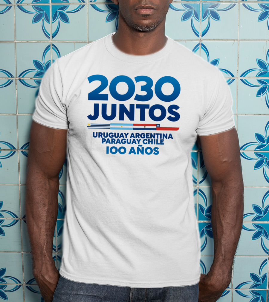 2030 Juntos Uruguay Argentina Paraguay Chile 100 Años T-Shirt