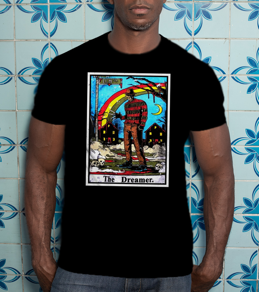 The Dreamer Elm Street Freddy Krueger Retro T-Shirt