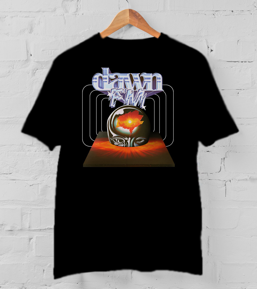 Dawn FM Surreal Orb And Geometric Energy Burst T-Shirt