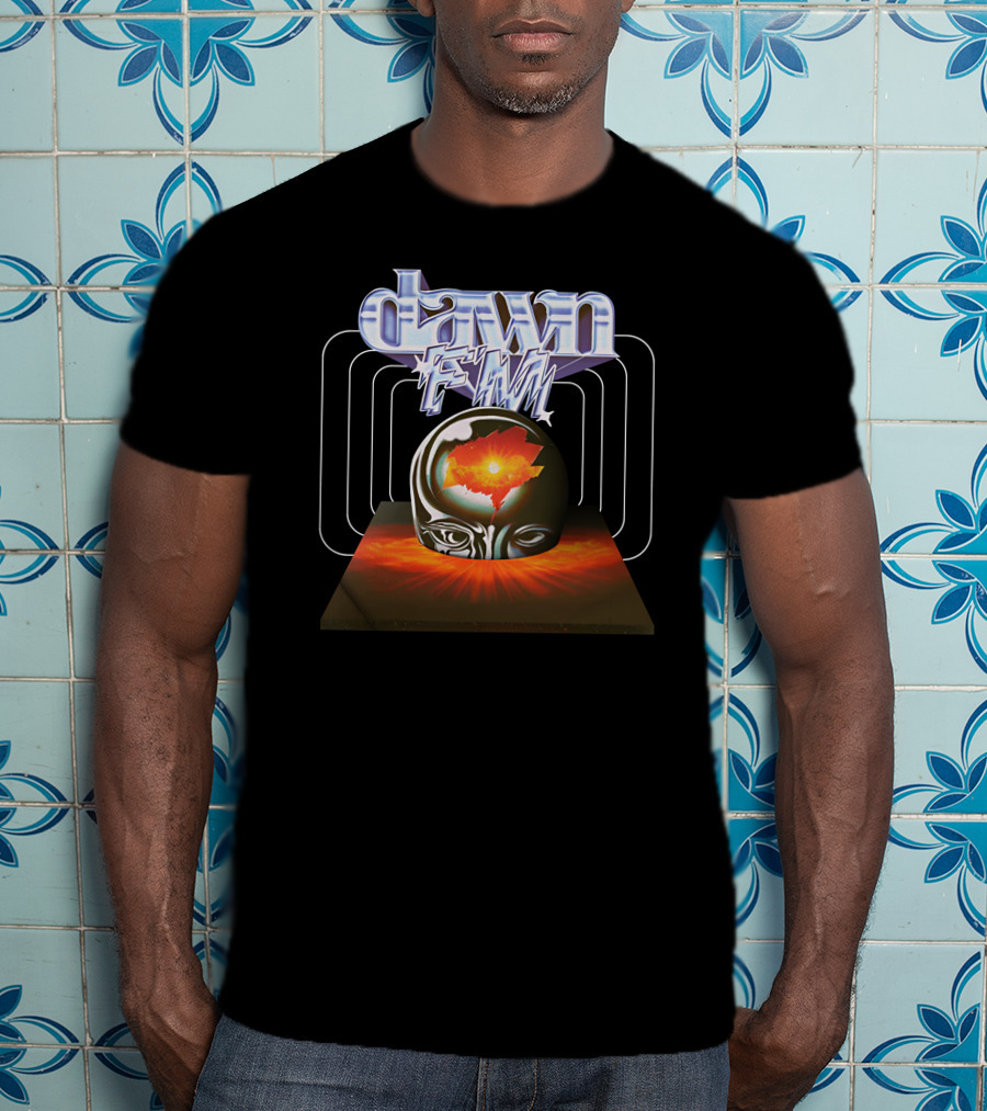 Dawn FM Surreal Orb And Geometric Energy Burst T-Shirt