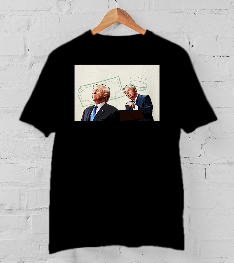 Lindsey Graham Pleads For Donations With Financial T-Shirt