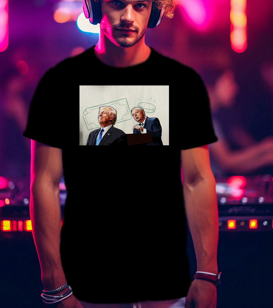 Lindsey Graham Pleads For Donations With Financial T-Shirt