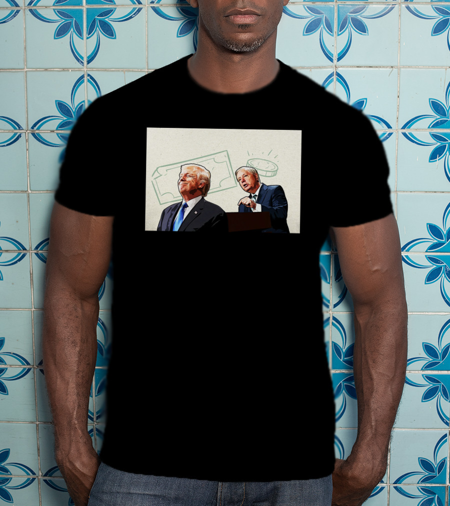 Lindsey Graham Pleads For Donations With Financial T-Shirt