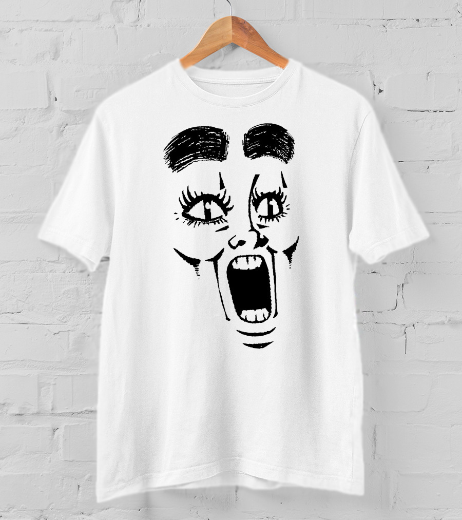 Represent Gasp Bold Expression Face T-Shirt