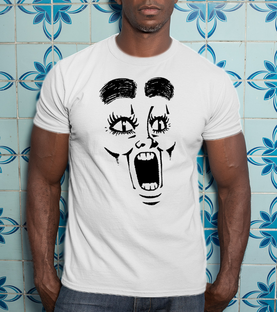 Represent Gasp Bold Expression Face T-Shirt