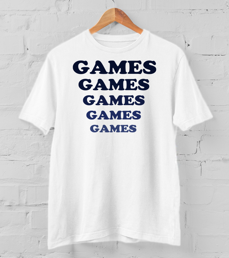 Games Games Games Games Games Infinity T-Shirt