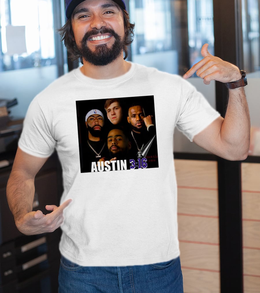 Lakers Basketball Austin 3 16 Players T-Shirt
