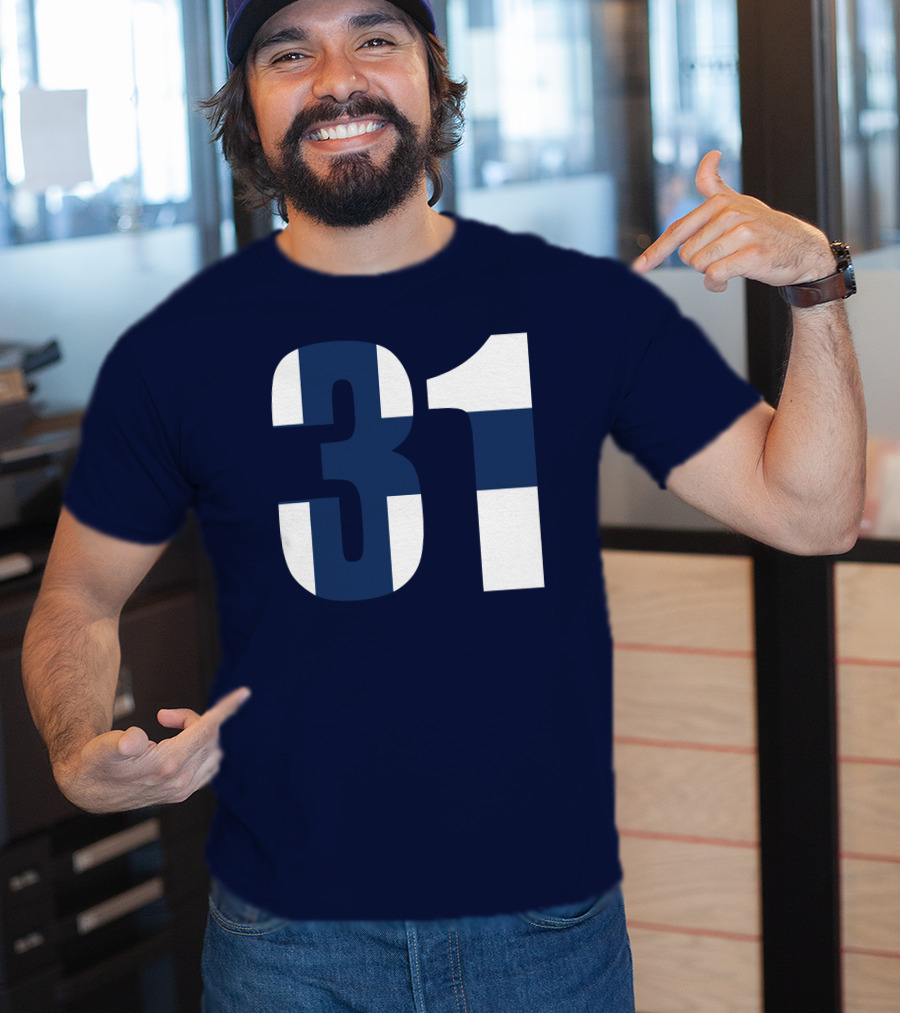 Nafo Finland 31 Finnish Flag Stripes T-Shirt