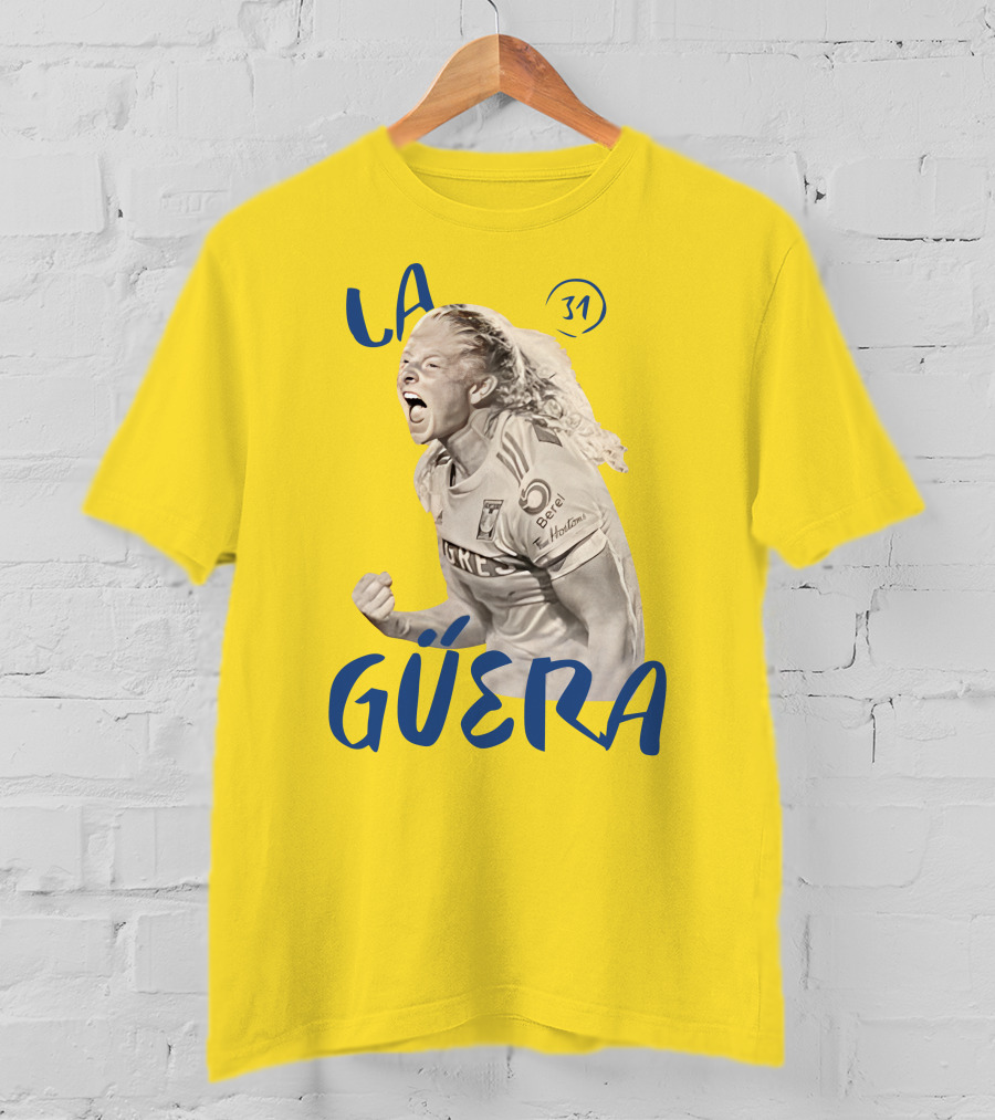 La Güera 31 Tigres Soccer T-Shirt