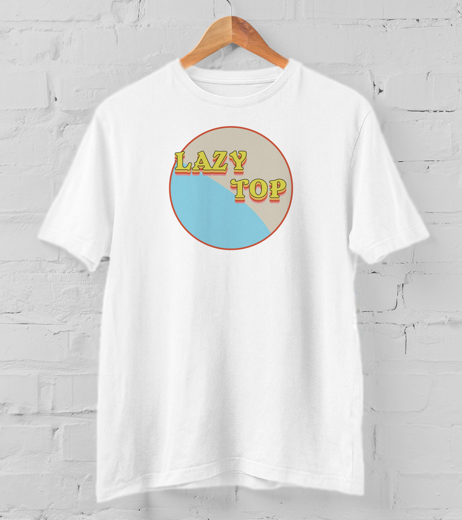 LAZY TOP Retro Circular T-Shirt
