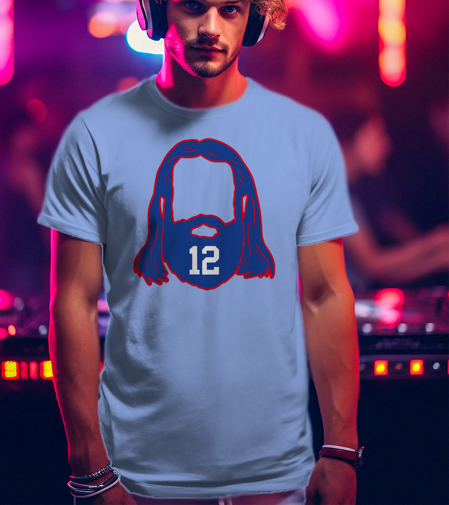 12 Blue Beard And Hair T-Shirt