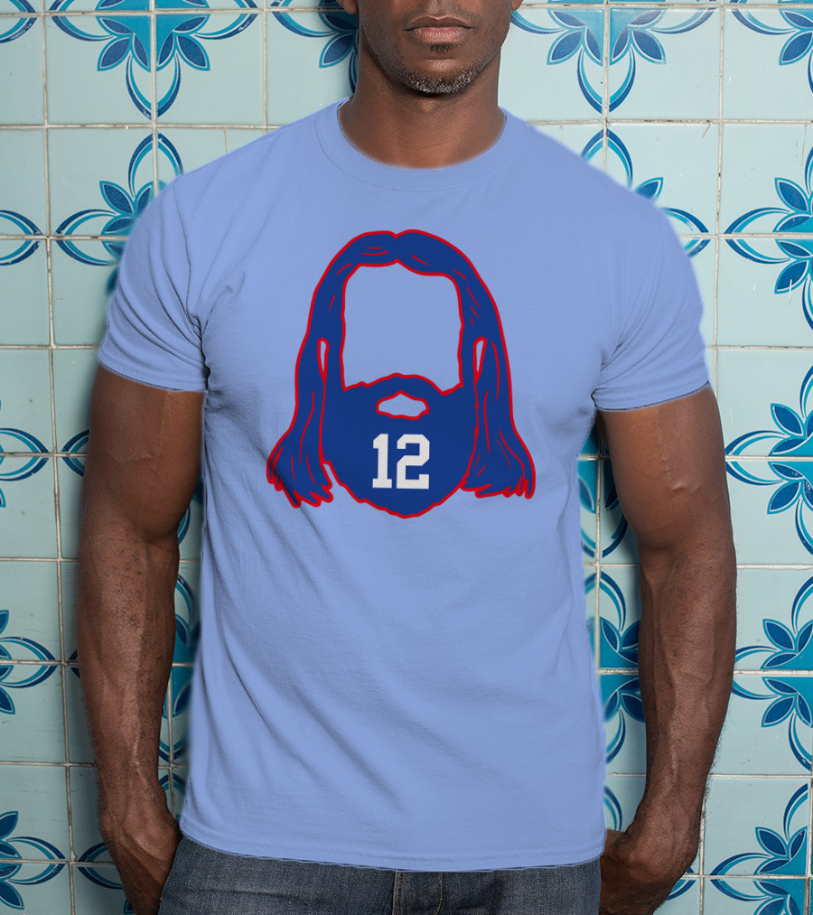 12 Blue Beard And Hair T-Shirt