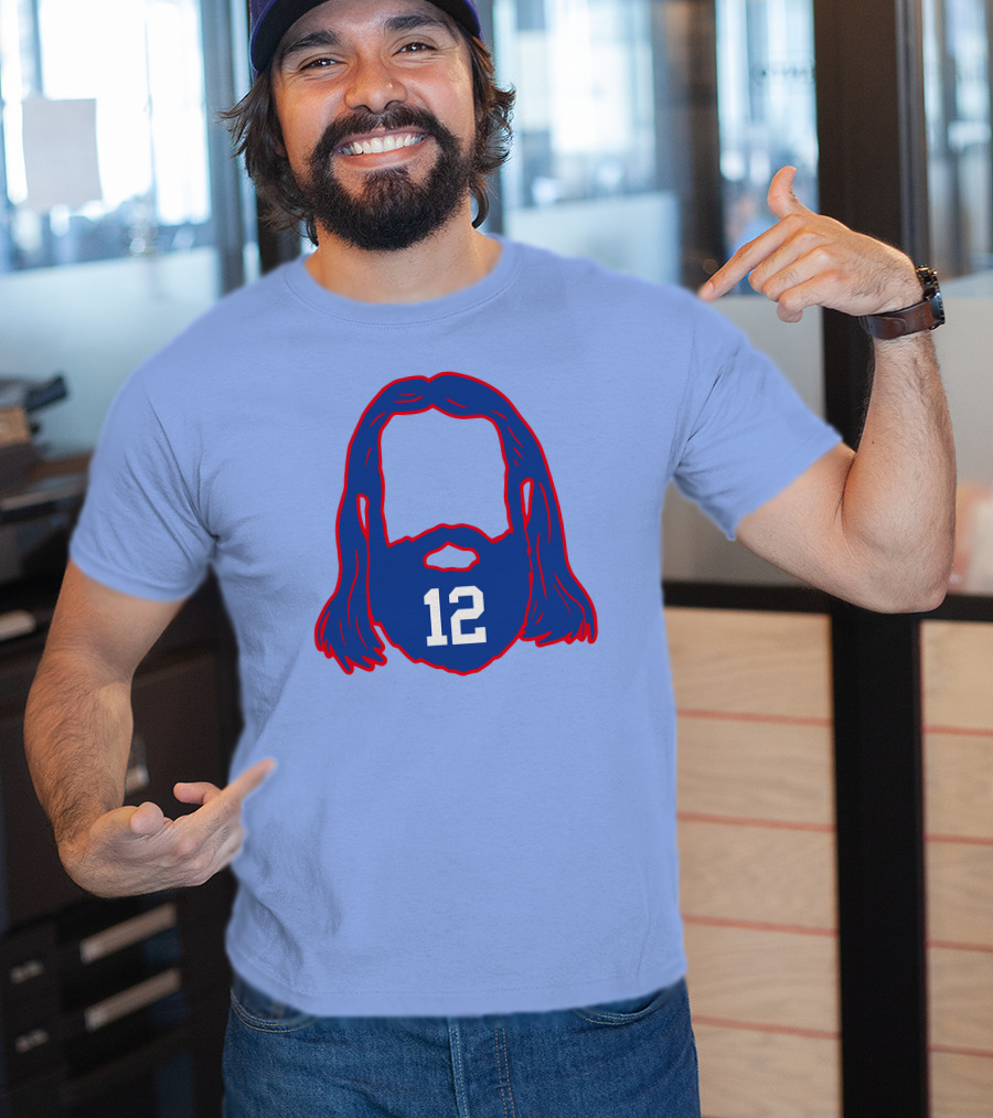 12 Blue Beard And Hair T-Shirt