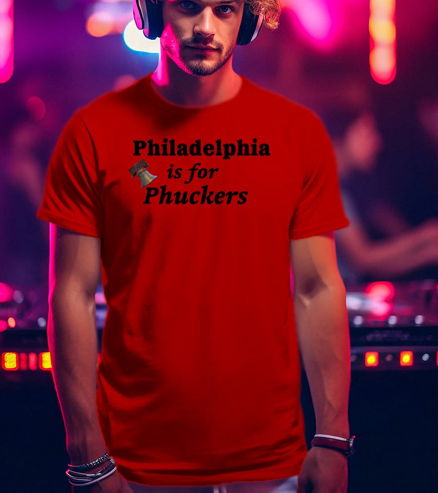 Philadelphia Is For Phuckers Liberty Bell Red T-Shirt