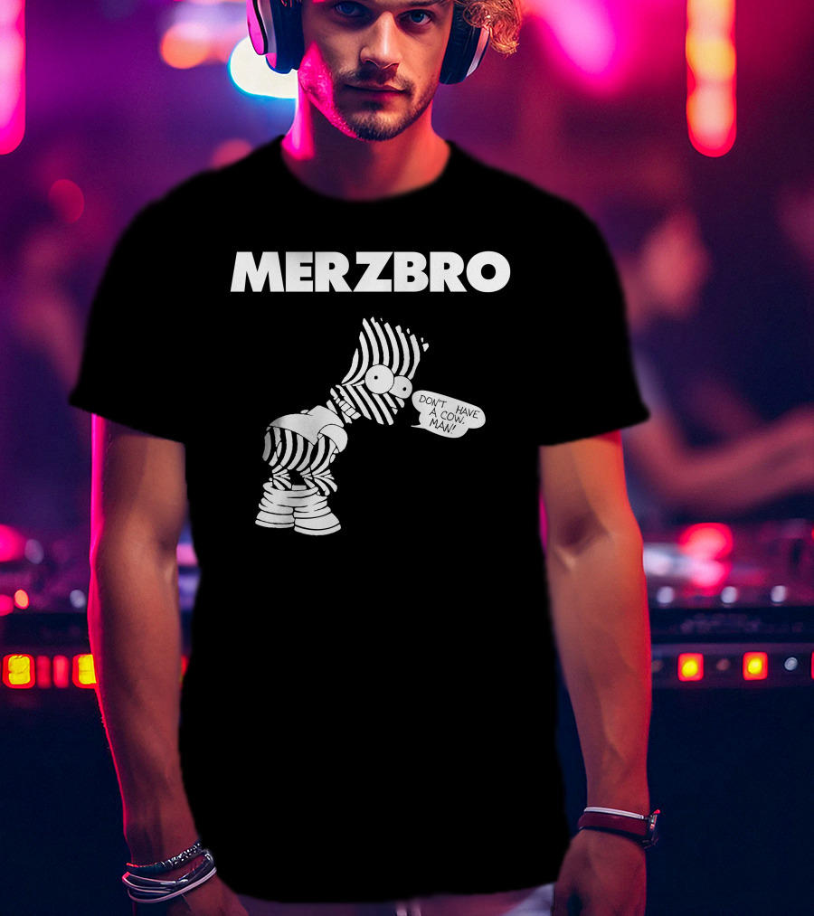 Merzbro Don't Have A Cow Man Bart Stripes T-Shirt
