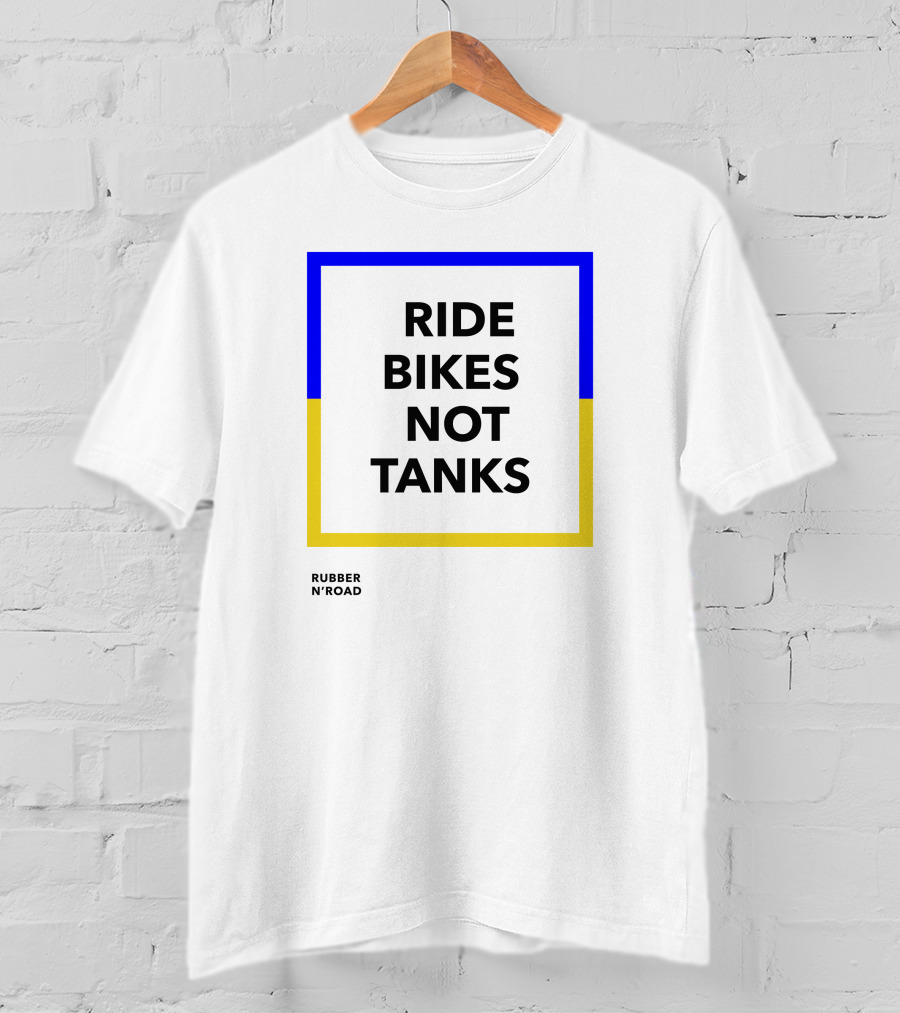 Ride Bikes Not Tanks Rubber N'road T-Shirt