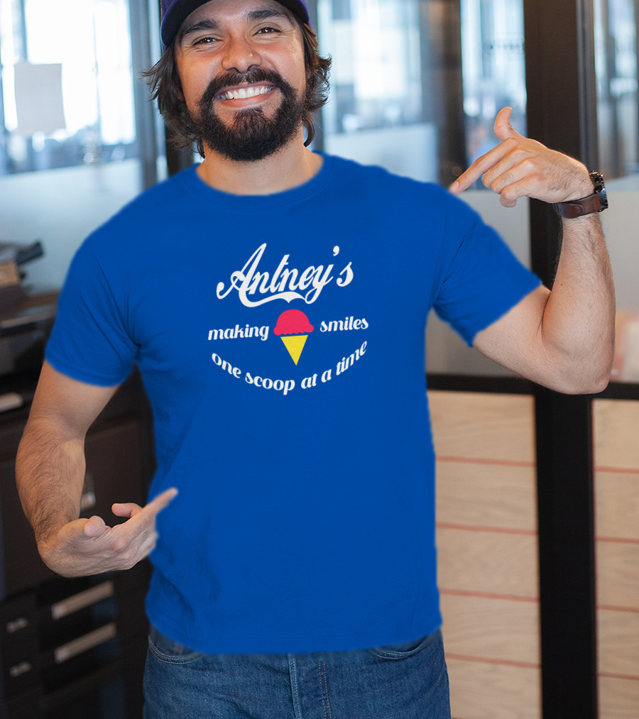 Antney's Ice Cream Making Smiles One Scoop At A Time T-Shirt