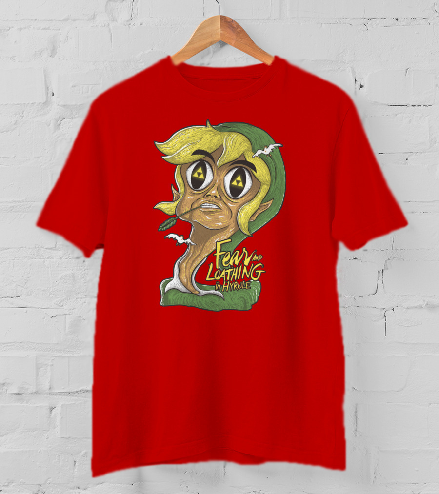 Fear And Loathing In Hyrule Psychedelic Adventure Tribute To Iconic Gaming Legend T-Shirt