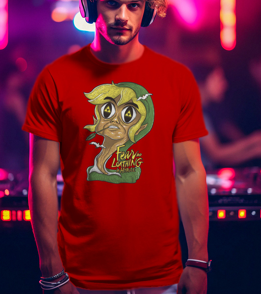 Fear And Loathing In Hyrule Psychedelic Adventure Tribute To Iconic Gaming Legend T-Shirt