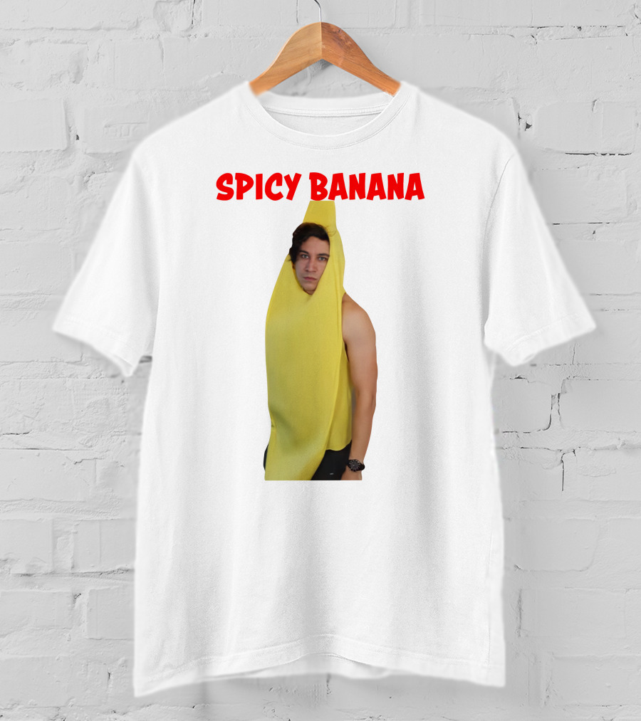 Spicy Banana Costume Humor With Thrasher Dan Vibes T-Shirt