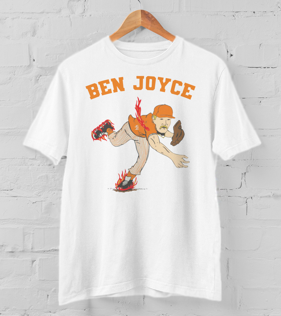 Ben Joyce Flaming Baseball Pitcher Barstool U T-Shirt
