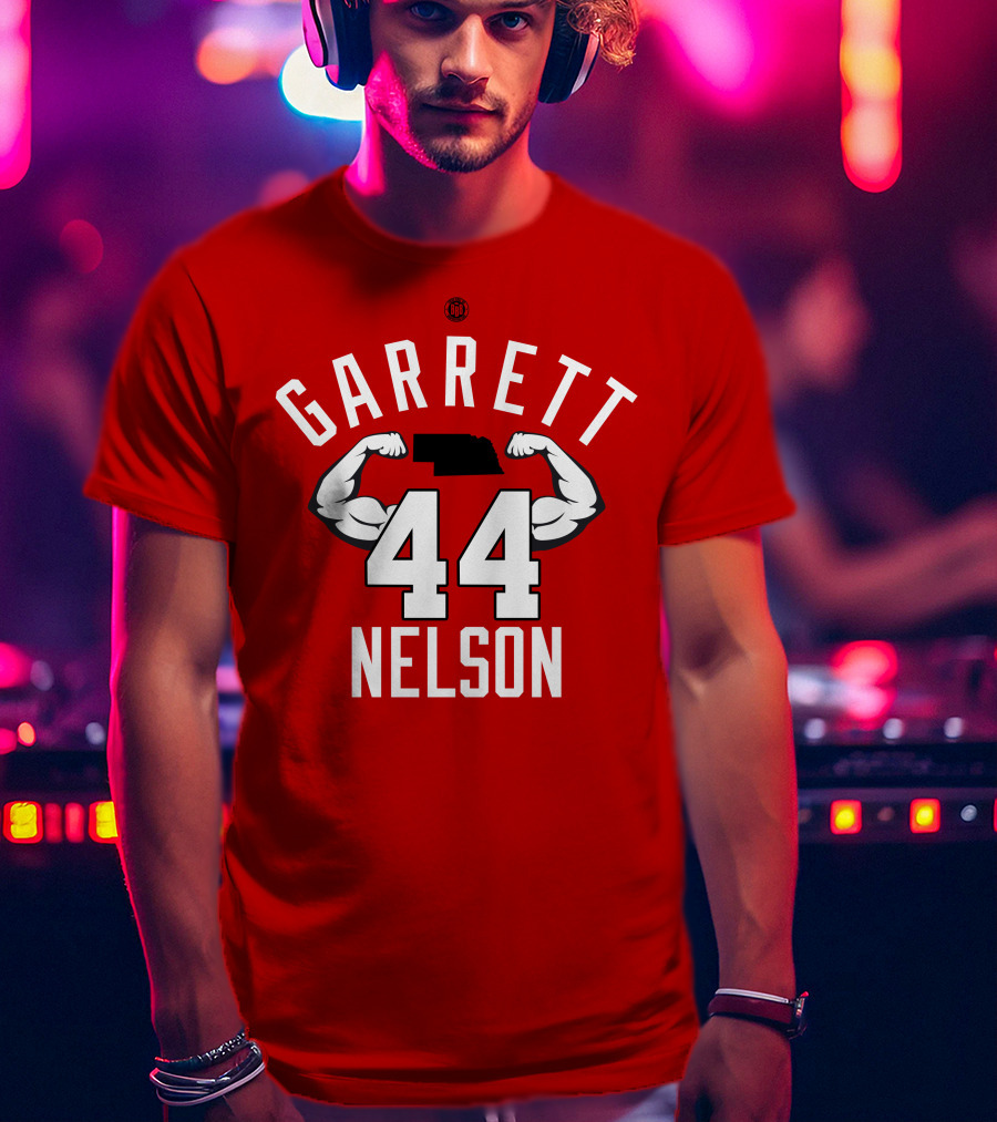 Garrett Nelson 44 Nebraska Strong T-Shirt