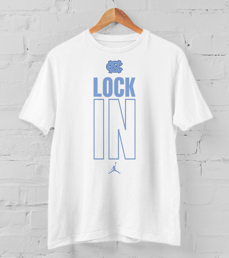 UNC Tar Heels Lock In Jordan Brand T-Shirt