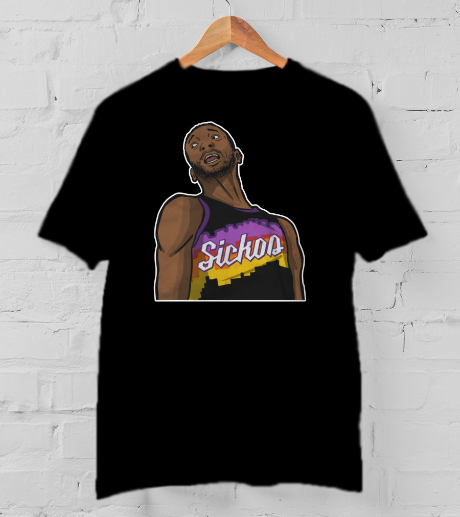 Sickos Retro Basketball Jersey Inspired Graphic T-Shirt