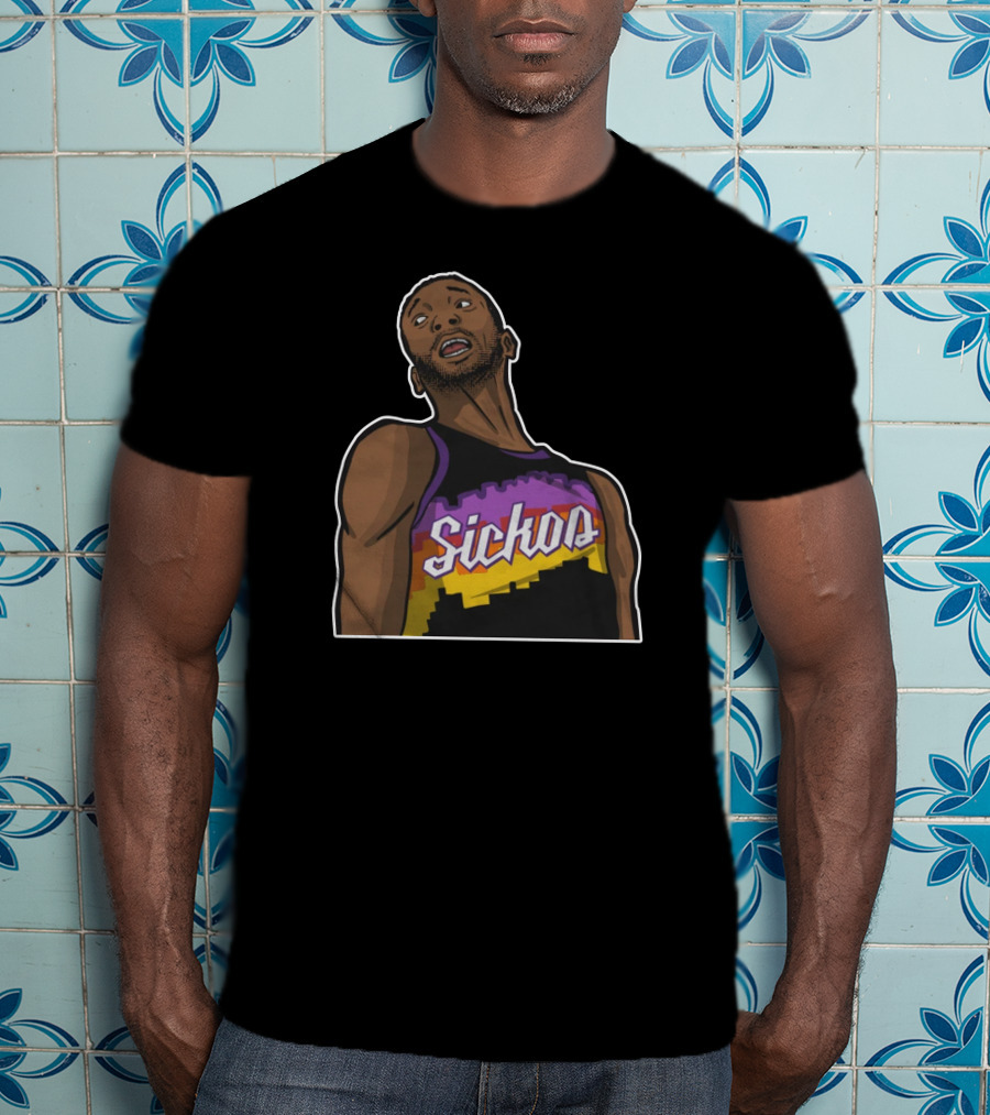 Sickos Retro Basketball Jersey Inspired Graphic T-Shirt