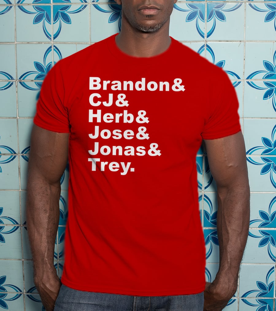 Brandon CJ Herb Jose Jonas Trey New Orleans Pelicans Fan T-Shirt