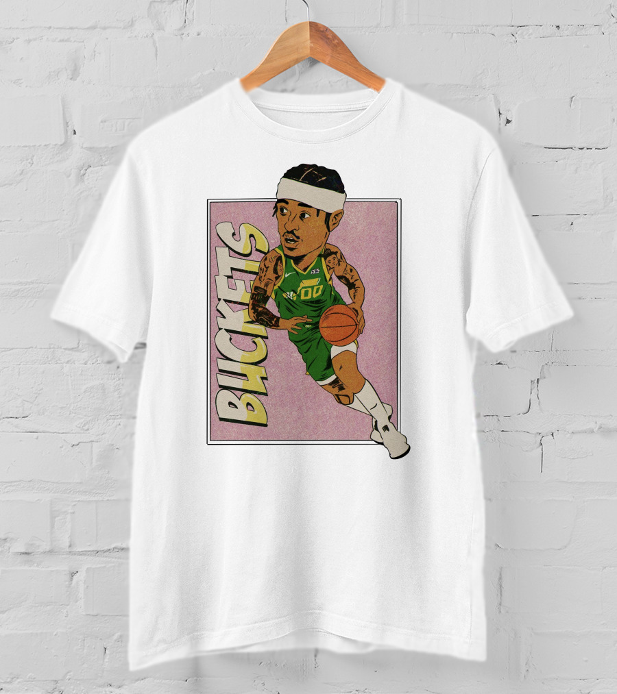 Jordan Clarkson Utah Jazz Buckets Basketball T-Shirt
