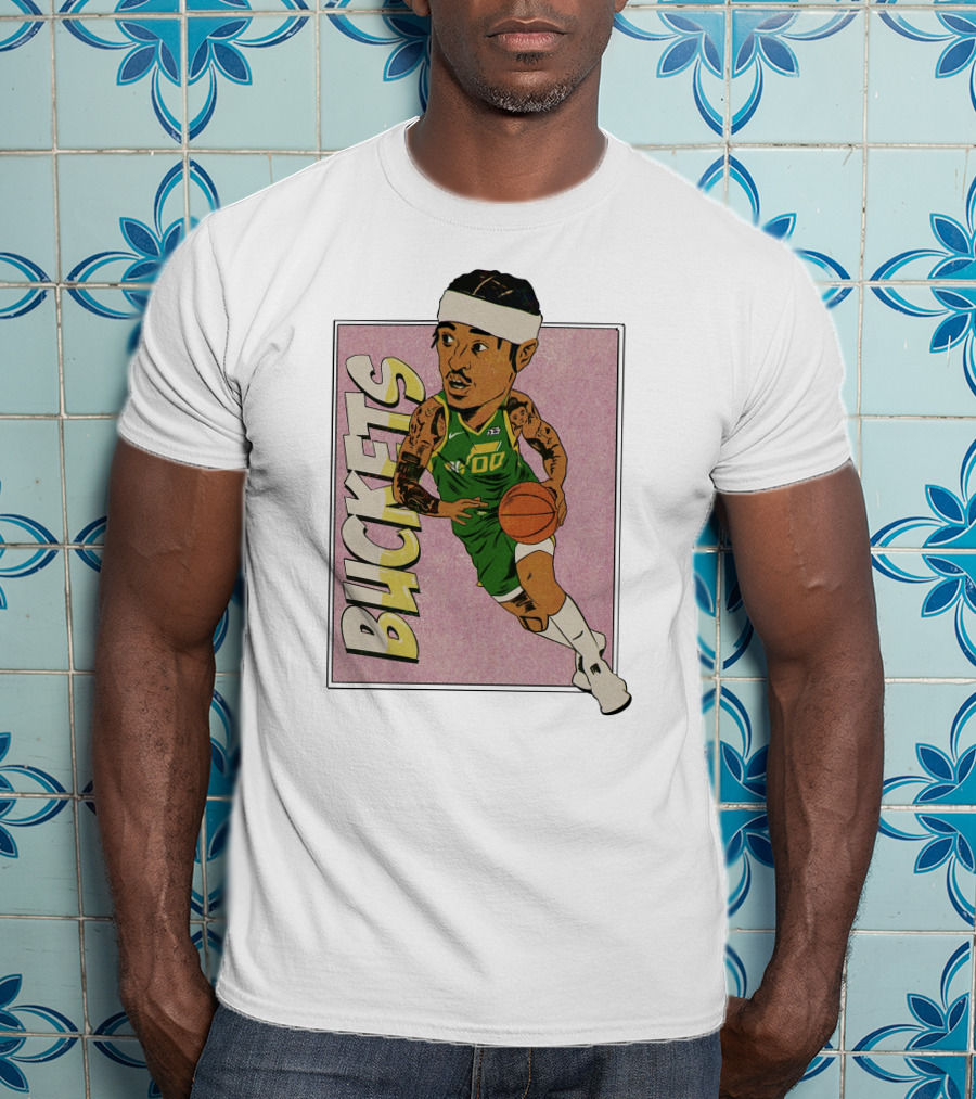 Jordan Clarkson Utah Jazz Buckets Basketball T-Shirt