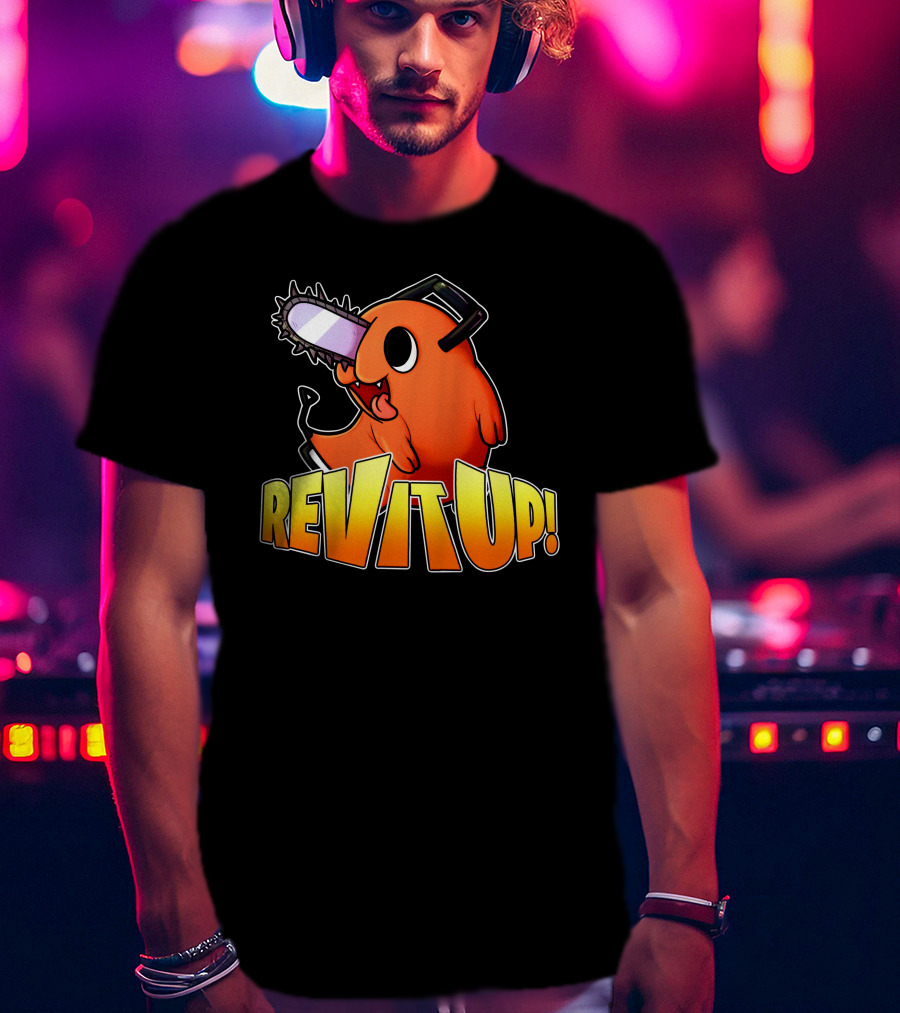 Rev It Up Chainsaw Creature T-Shirt